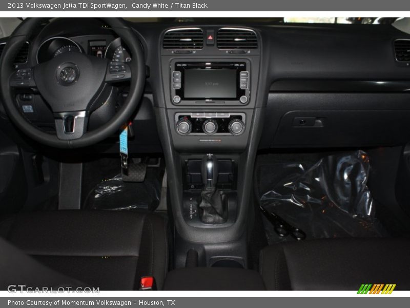 Candy White / Titan Black 2013 Volkswagen Jetta TDI SportWagen