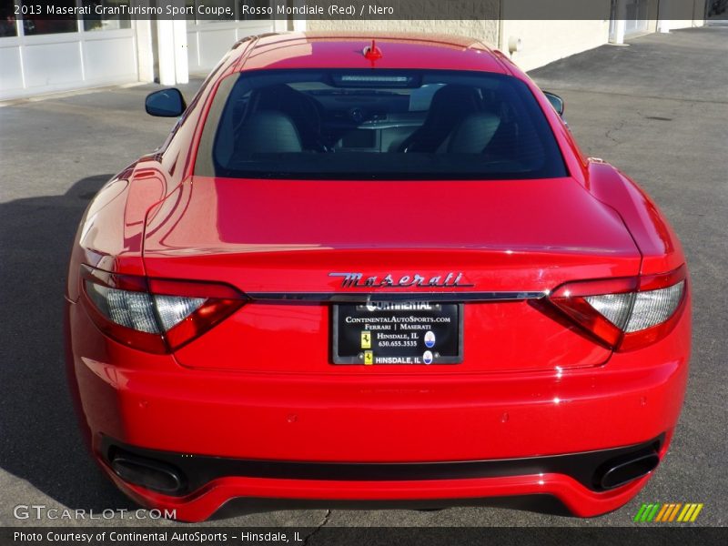 Rosso Mondiale (Red) / Nero 2013 Maserati GranTurismo Sport Coupe