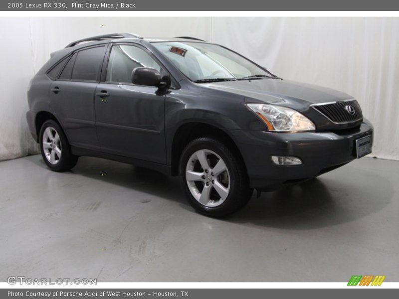 Flint Gray Mica / Black 2005 Lexus RX 330