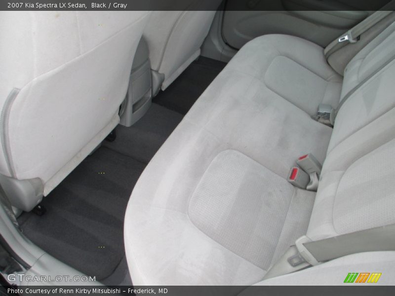 Black / Gray 2007 Kia Spectra LX Sedan