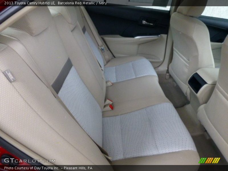 Barcelona Red Metallic / Ivory 2013 Toyota Camry Hybrid LE
