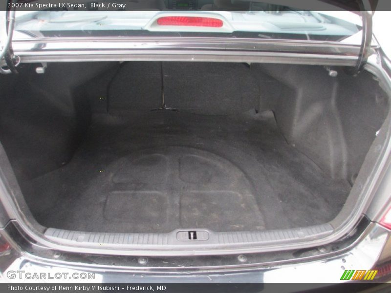 Black / Gray 2007 Kia Spectra LX Sedan