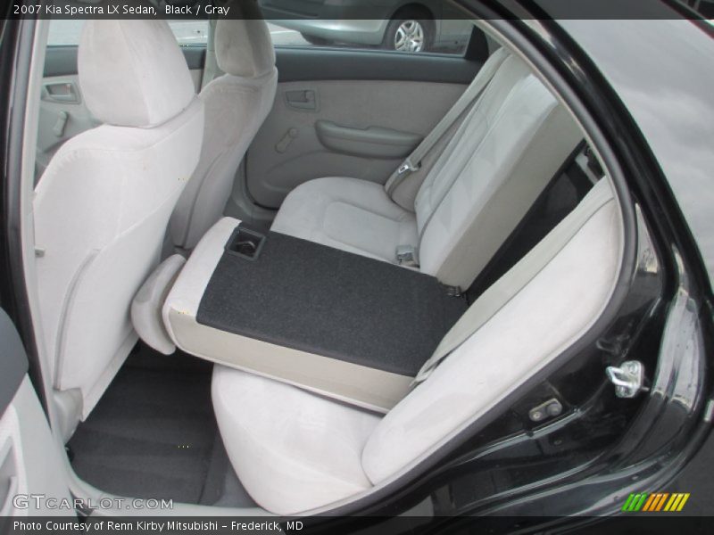 Black / Gray 2007 Kia Spectra LX Sedan