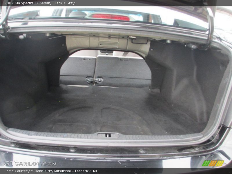 Black / Gray 2007 Kia Spectra LX Sedan