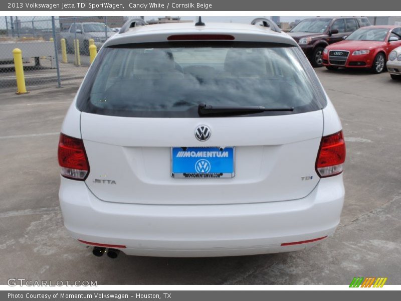 Candy White / Cornsilk Beige 2013 Volkswagen Jetta TDI SportWagen