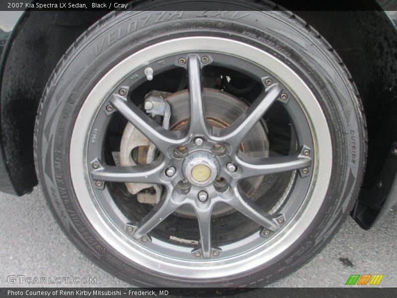 Custom Wheels of 2007 Spectra LX Sedan