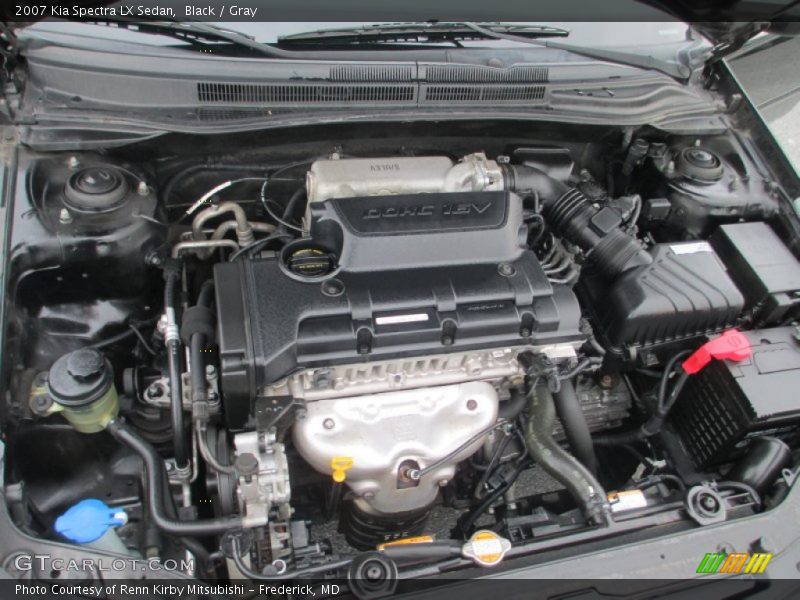  2007 Spectra LX Sedan Engine - 2.0 Liter DOHC 16V VVT 4 Cylinder