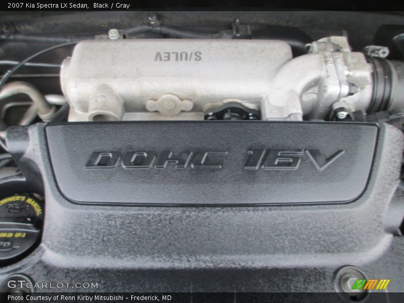  2007 Spectra LX Sedan Engine - 2.0 Liter DOHC 16V VVT 4 Cylinder