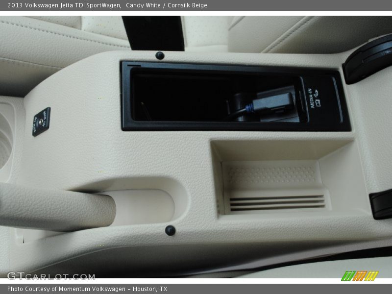 Candy White / Cornsilk Beige 2013 Volkswagen Jetta TDI SportWagen