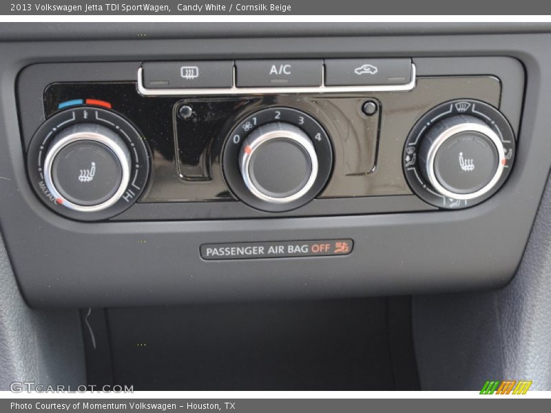 Candy White / Cornsilk Beige 2013 Volkswagen Jetta TDI SportWagen