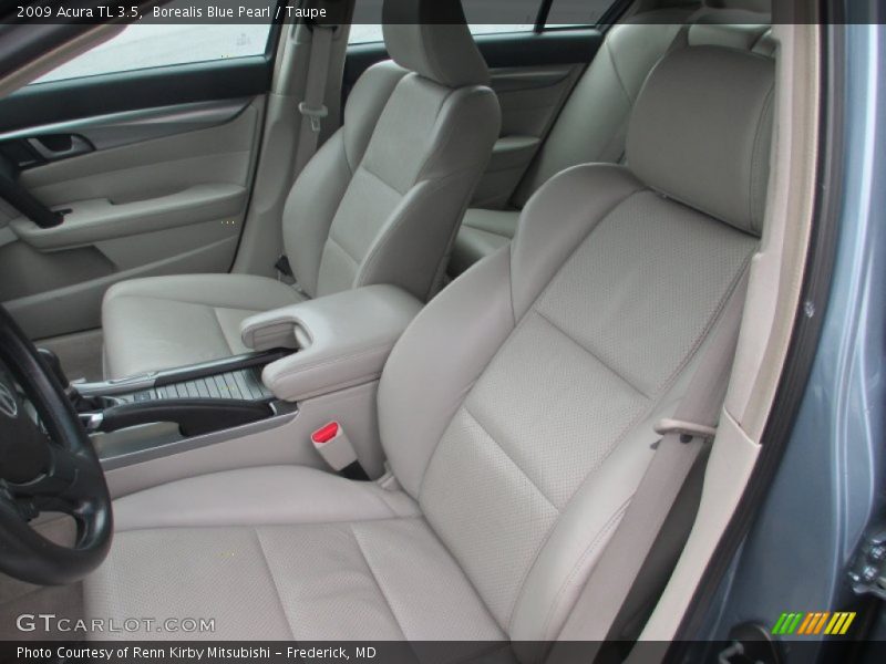 Front Seat of 2009 TL 3.5