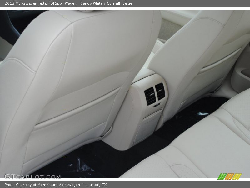 Candy White / Cornsilk Beige 2013 Volkswagen Jetta TDI SportWagen