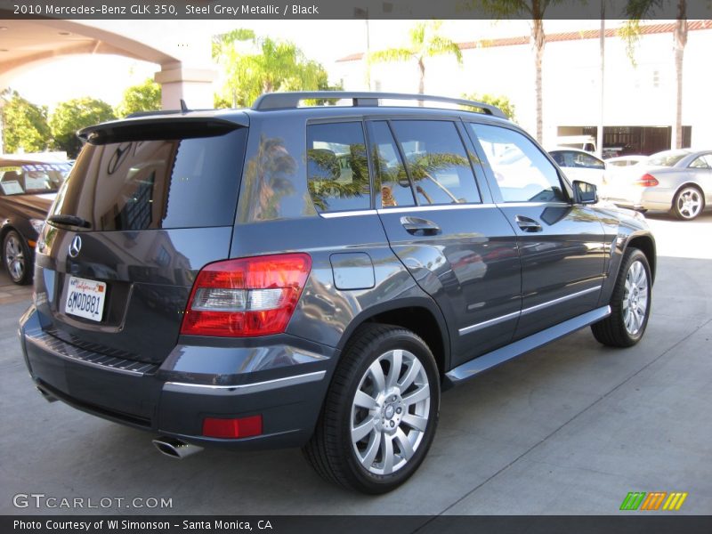 Steel Grey Metallic / Black 2010 Mercedes-Benz GLK 350