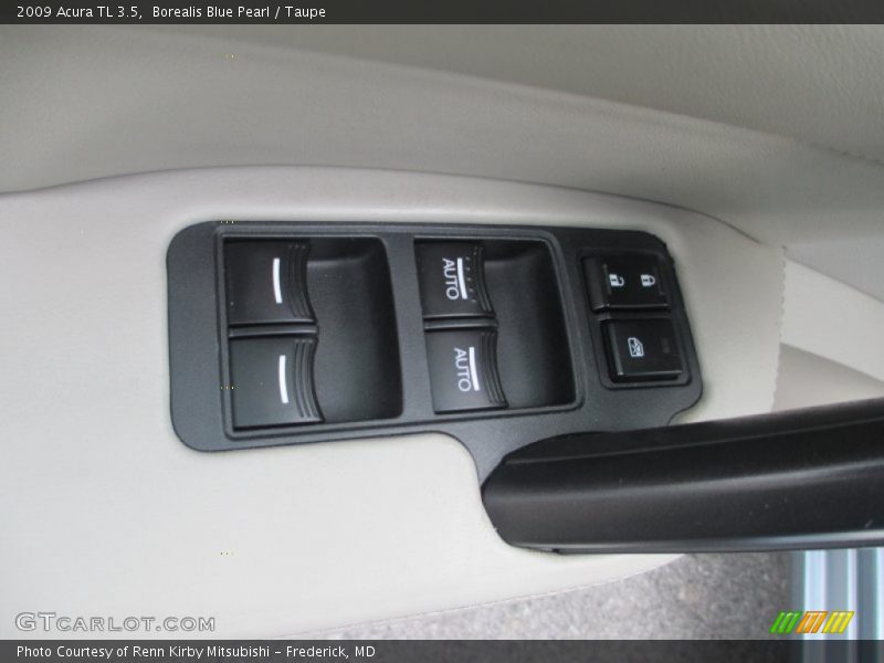Borealis Blue Pearl / Taupe 2009 Acura TL 3.5