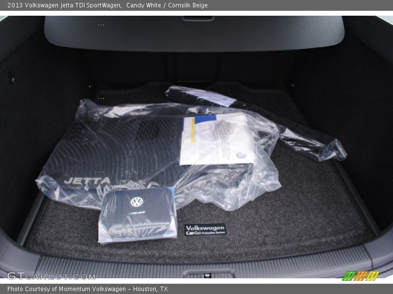 Candy White / Cornsilk Beige 2013 Volkswagen Jetta TDI SportWagen