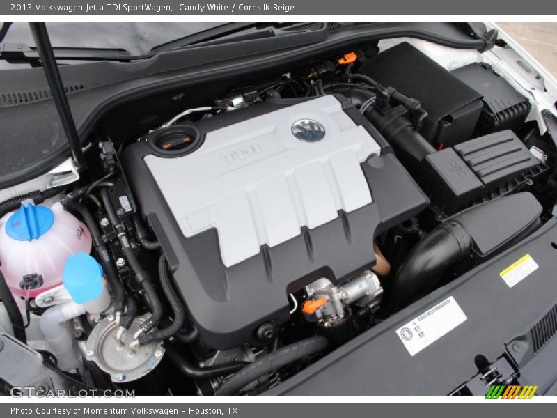 Candy White / Cornsilk Beige 2013 Volkswagen Jetta TDI SportWagen