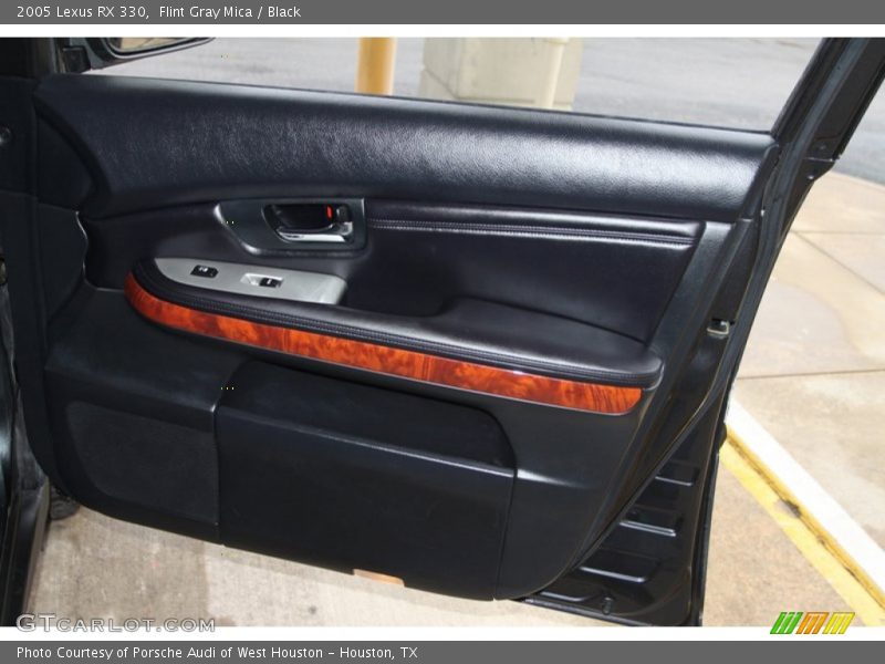 Flint Gray Mica / Black 2005 Lexus RX 330