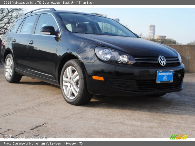 Black Uni / Titan Black 2013 Volkswagen Jetta TDI SportWagen