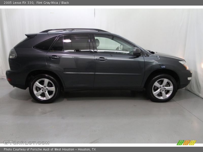 Flint Gray Mica / Black 2005 Lexus RX 330
