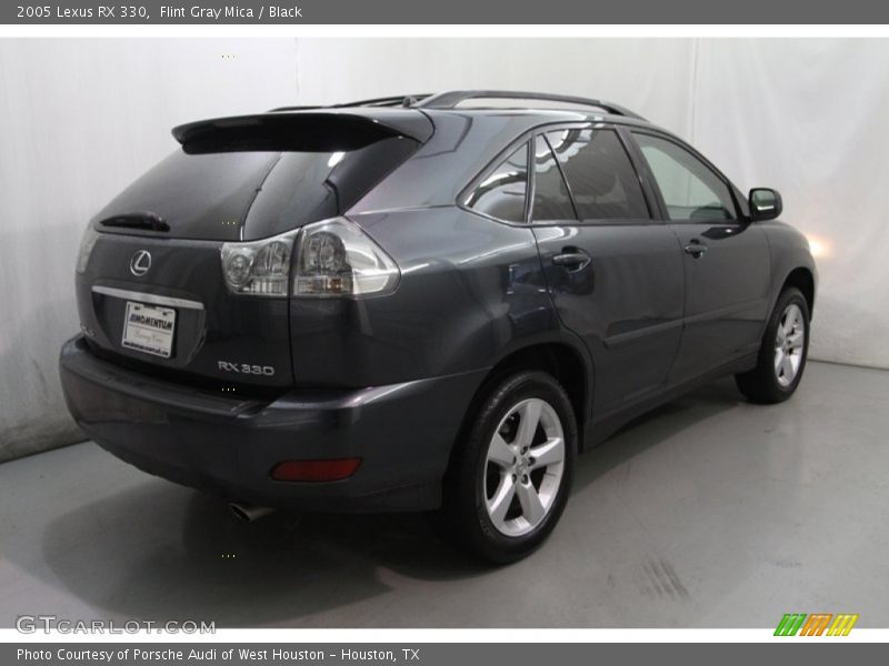 Flint Gray Mica / Black 2005 Lexus RX 330