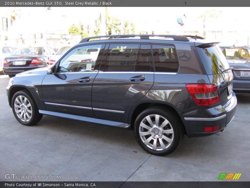 Steel Grey Metallic / Black 2010 Mercedes-Benz GLK 350