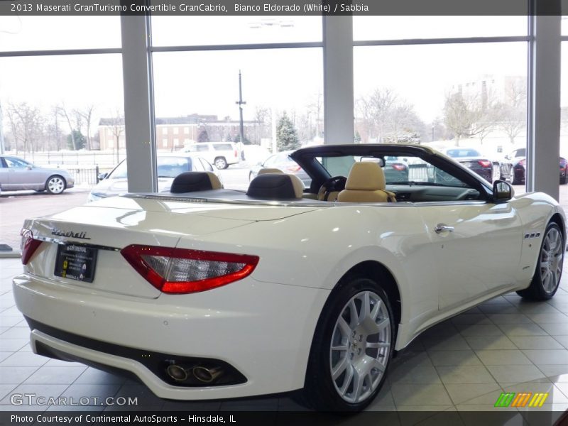 Bianco Eldorado (White) / Sabbia 2013 Maserati GranTurismo Convertible GranCabrio