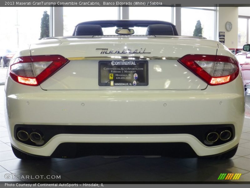 Bianco Eldorado (White) / Sabbia 2013 Maserati GranTurismo Convertible GranCabrio