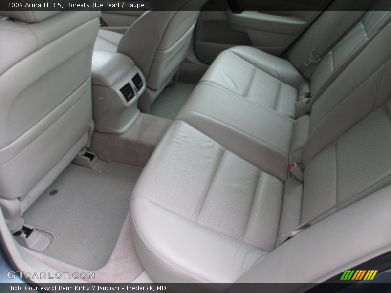 Rear Seat of 2009 TL 3.5
