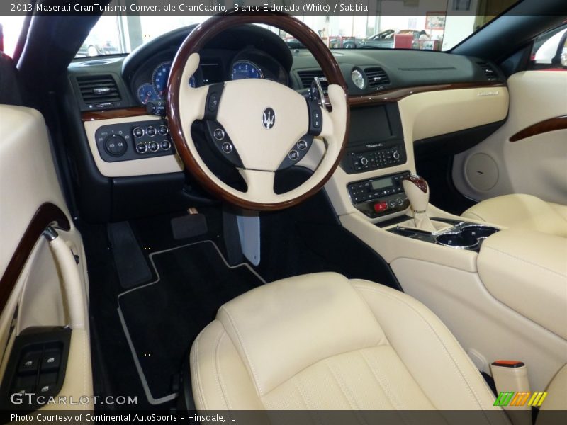  2013 GranTurismo Convertible GranCabrio Sabbia Interior