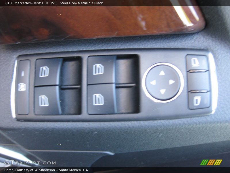 Steel Grey Metallic / Black 2010 Mercedes-Benz GLK 350