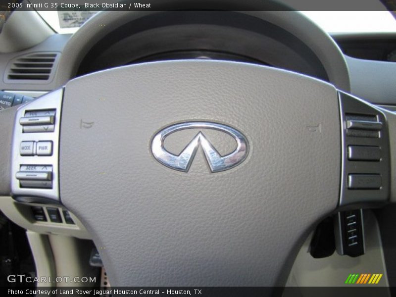 Black Obsidian / Wheat 2005 Infiniti G 35 Coupe