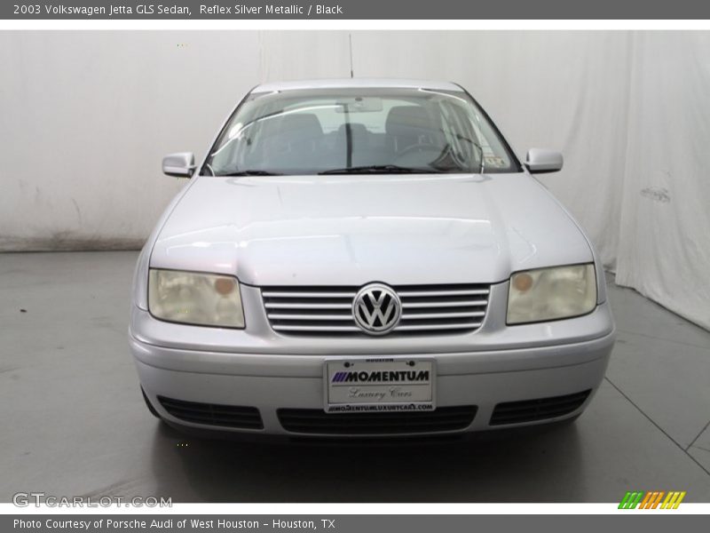 Reflex Silver Metallic / Black 2003 Volkswagen Jetta GLS Sedan