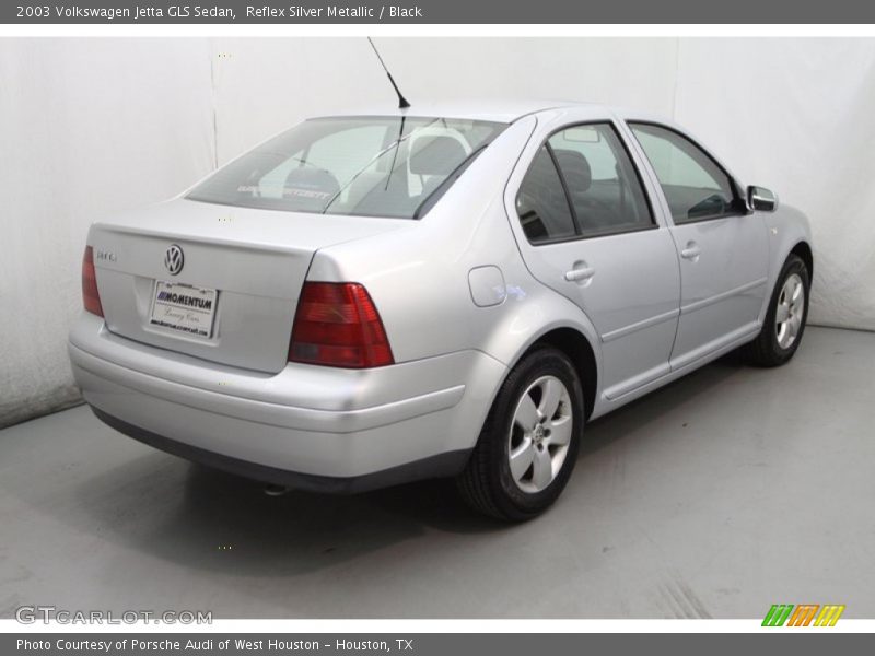 Reflex Silver Metallic / Black 2003 Volkswagen Jetta GLS Sedan