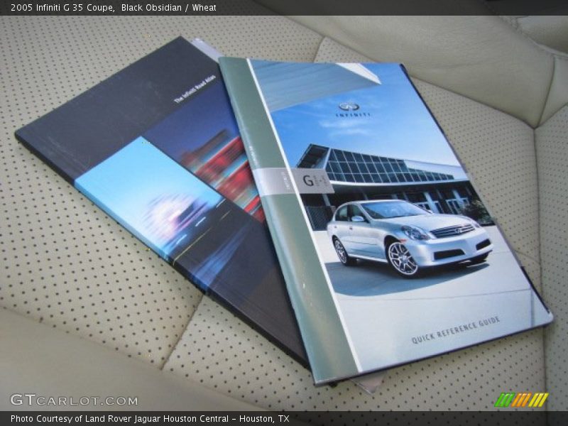 Black Obsidian / Wheat 2005 Infiniti G 35 Coupe