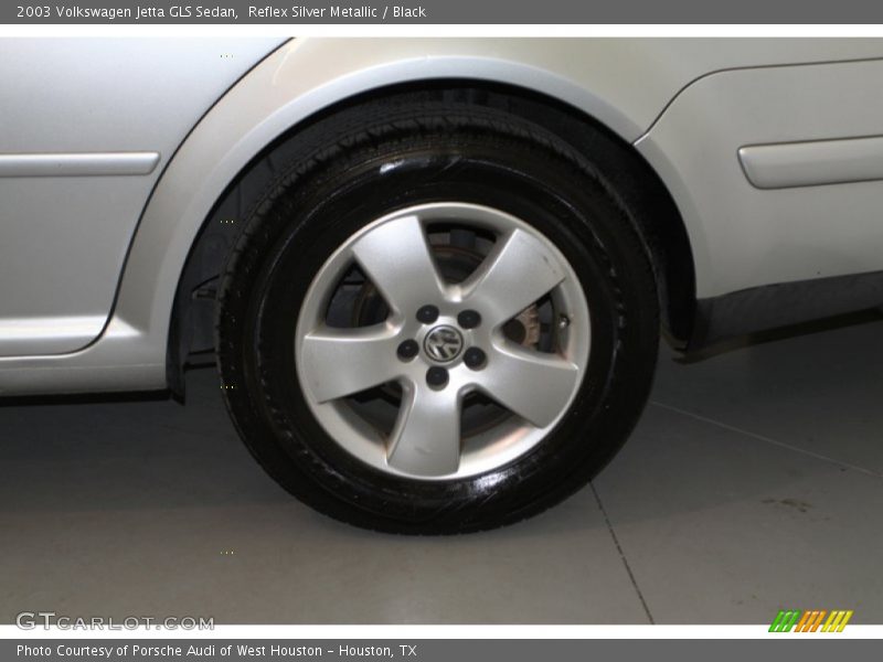 Reflex Silver Metallic / Black 2003 Volkswagen Jetta GLS Sedan