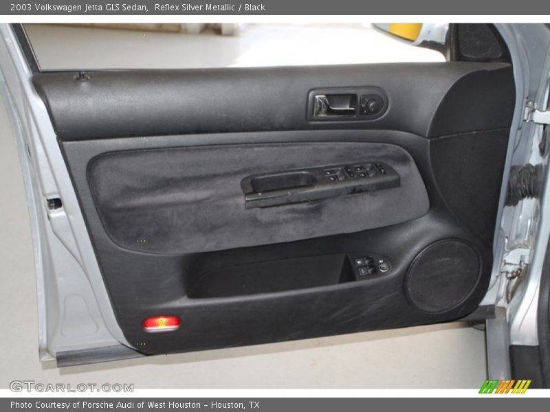 Reflex Silver Metallic / Black 2003 Volkswagen Jetta GLS Sedan