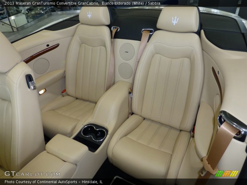 Rear Seat of 2013 GranTurismo Convertible GranCabrio