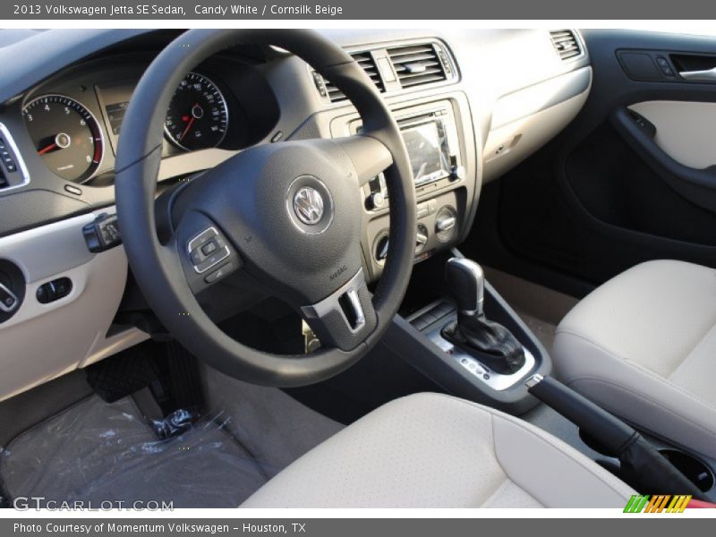 Cornsilk Beige Interior - 2013 Jetta SE Sedan 