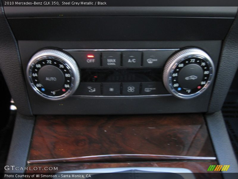 Steel Grey Metallic / Black 2010 Mercedes-Benz GLK 350