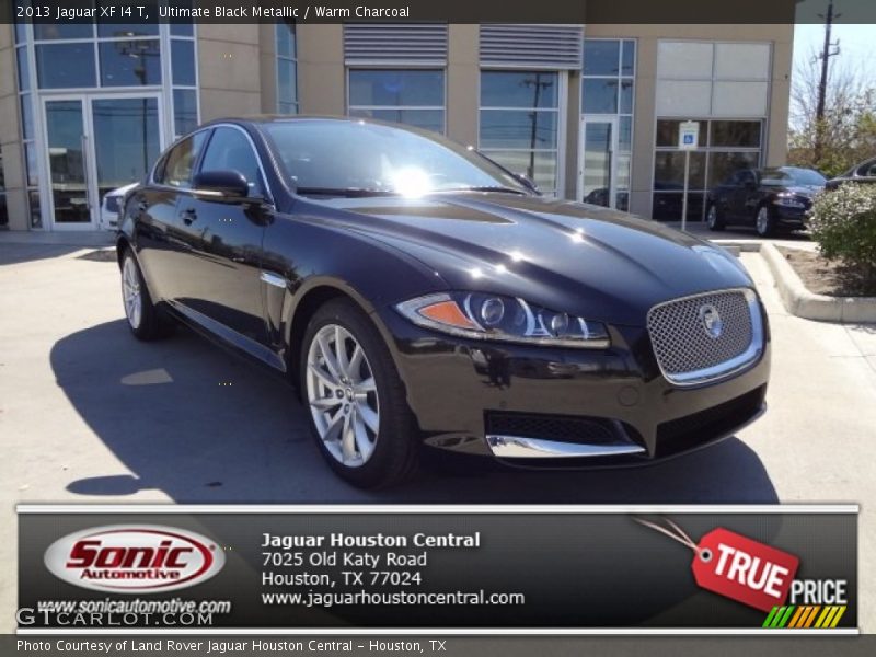 Ultimate Black Metallic / Warm Charcoal 2013 Jaguar XF I4 T