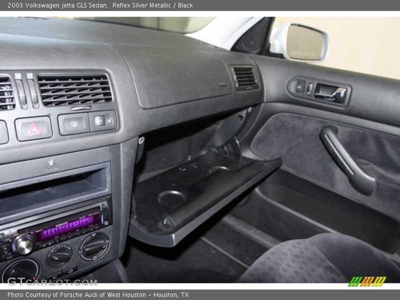 Reflex Silver Metallic / Black 2003 Volkswagen Jetta GLS Sedan