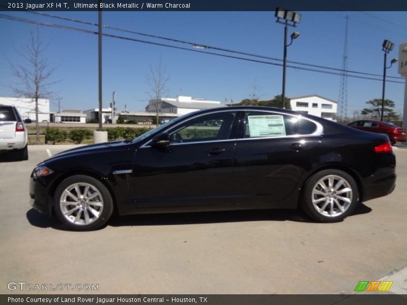 Ultimate Black Metallic / Warm Charcoal 2013 Jaguar XF I4 T