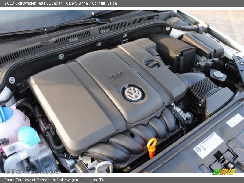  2013 Jetta SE Sedan Engine - 2.5 Liter DOHC 20-Valve 5 Cylinder