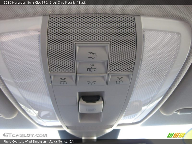 Steel Grey Metallic / Black 2010 Mercedes-Benz GLK 350