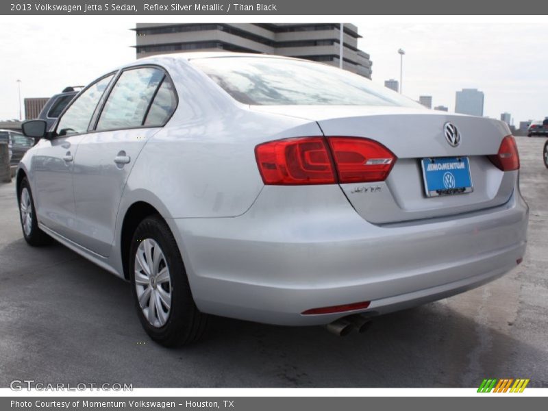 Reflex Silver Metallic / Titan Black 2013 Volkswagen Jetta S Sedan