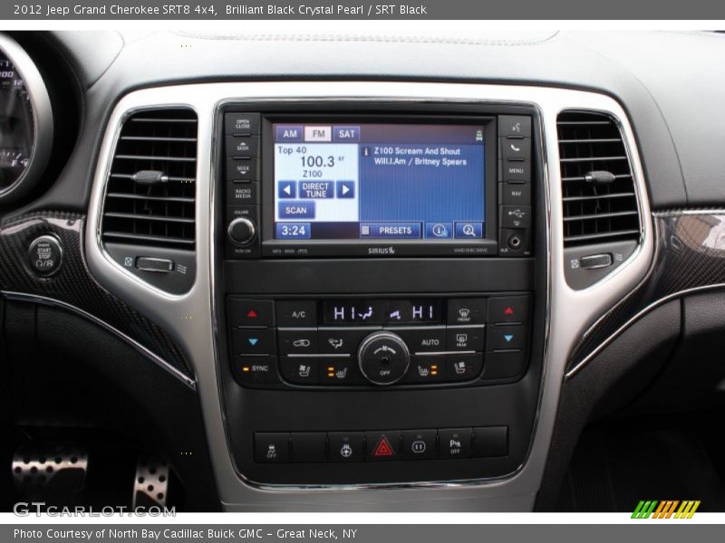 Controls of 2012 Grand Cherokee SRT8 4x4
