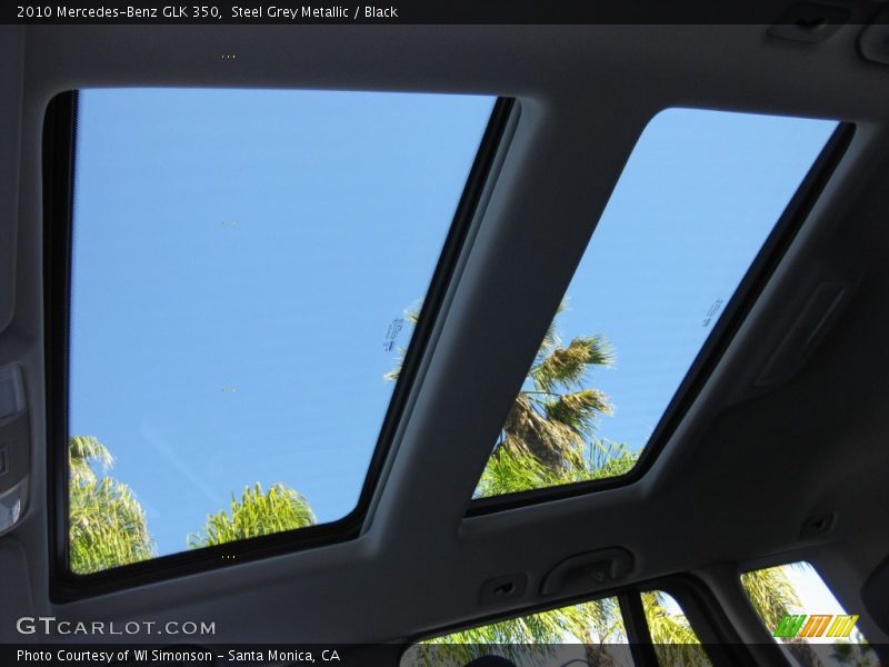 Steel Grey Metallic / Black 2010 Mercedes-Benz GLK 350