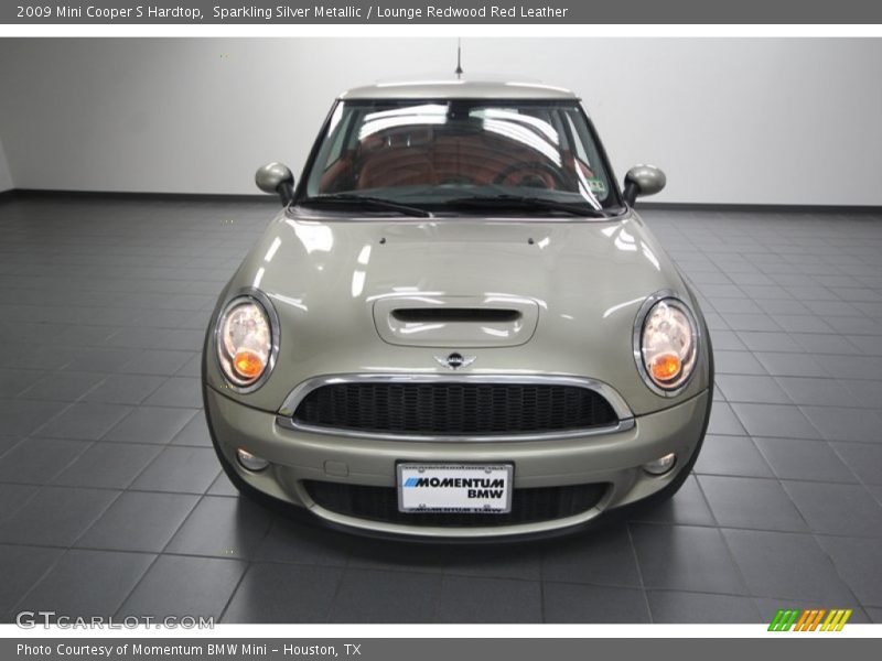 Sparkling Silver Metallic / Lounge Redwood Red Leather 2009 Mini Cooper S Hardtop