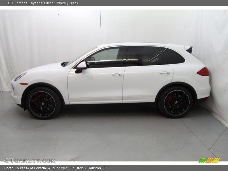 White / Black 2013 Porsche Cayenne Turbo