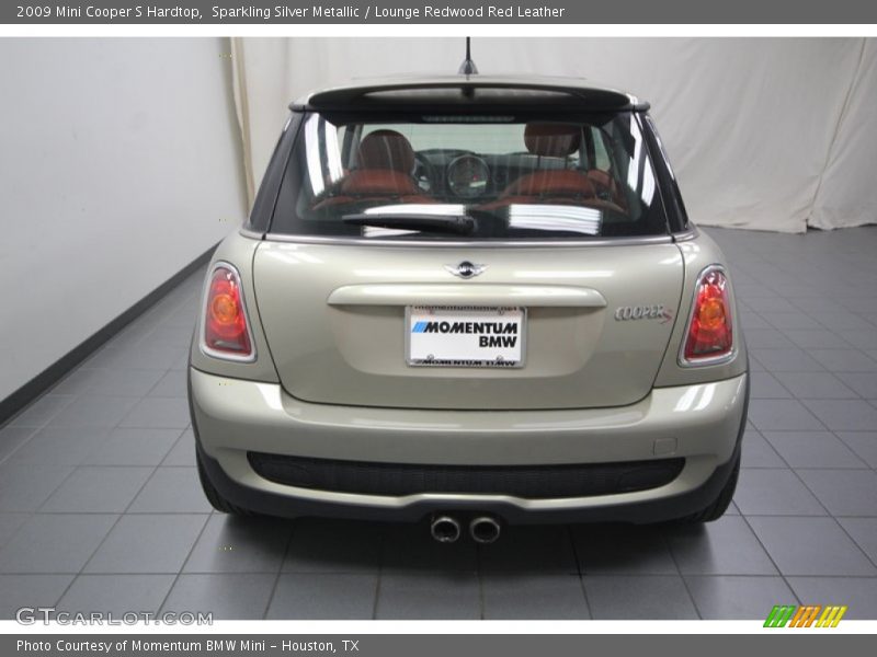 Sparkling Silver Metallic / Lounge Redwood Red Leather 2009 Mini Cooper S Hardtop